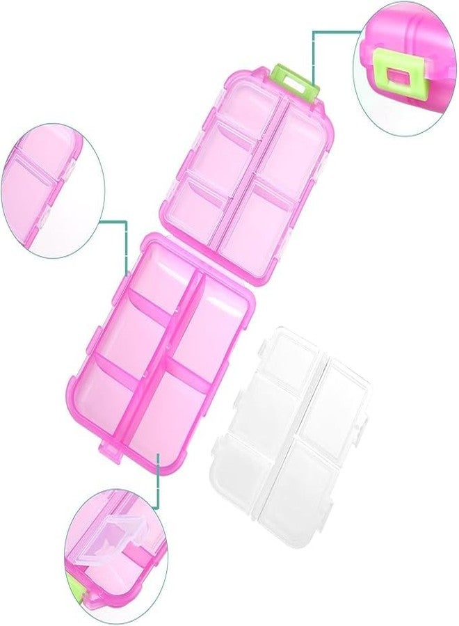 Prostuff.in® Medicine Pill Box Travel Medicine Case Kit, Mini Pocket Size Travel use medicine Organizer Box Flip Design Double Layer Tablet or Capsule Case 1pcs (Multicolour) - Image 4